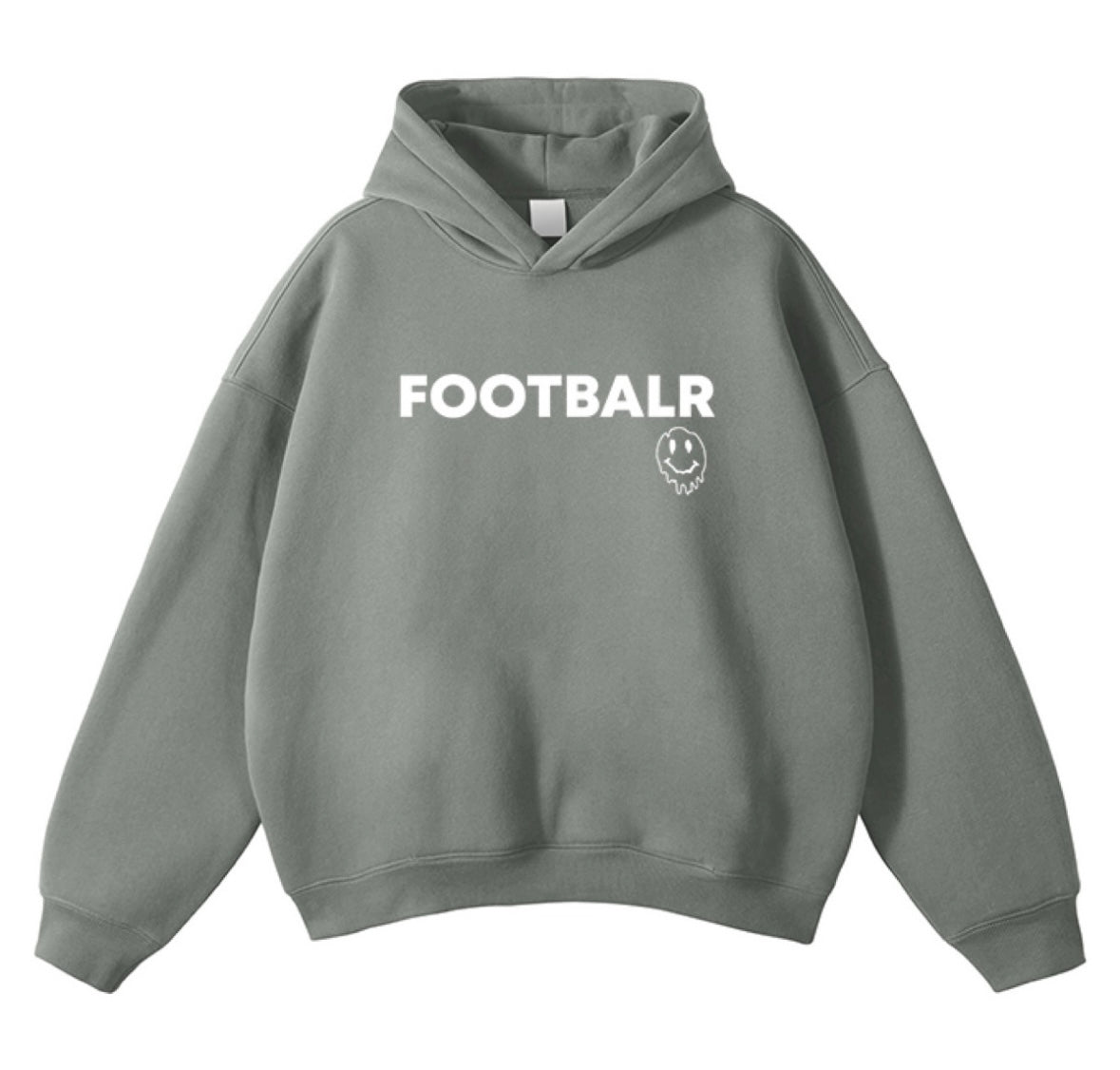 Light Gray Oversized Hoodie