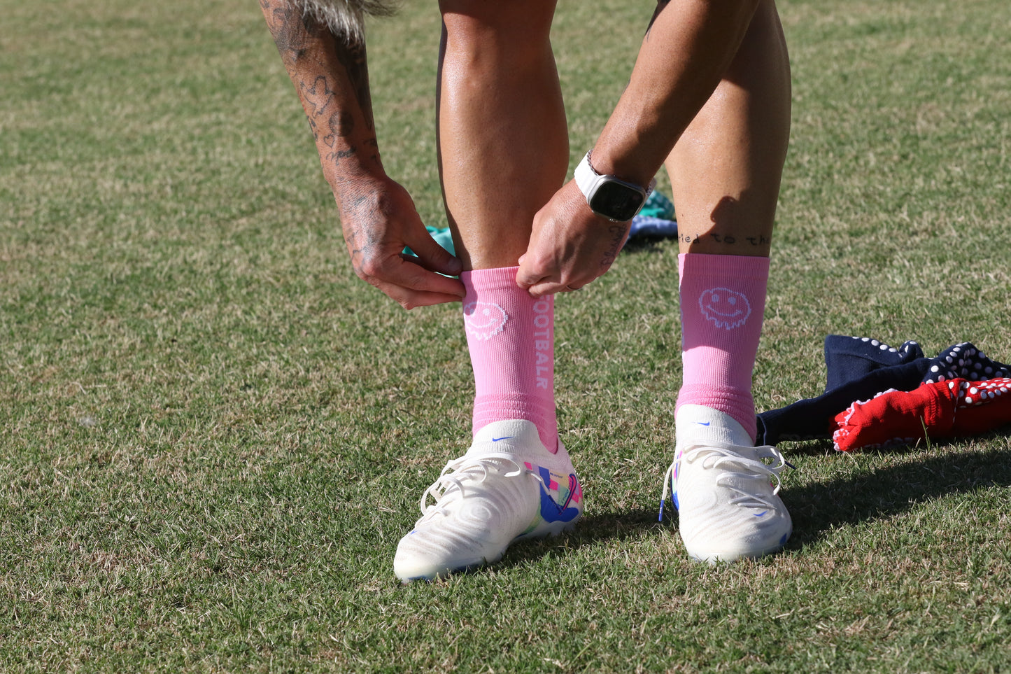 Footbalr Grip Sock (pink)