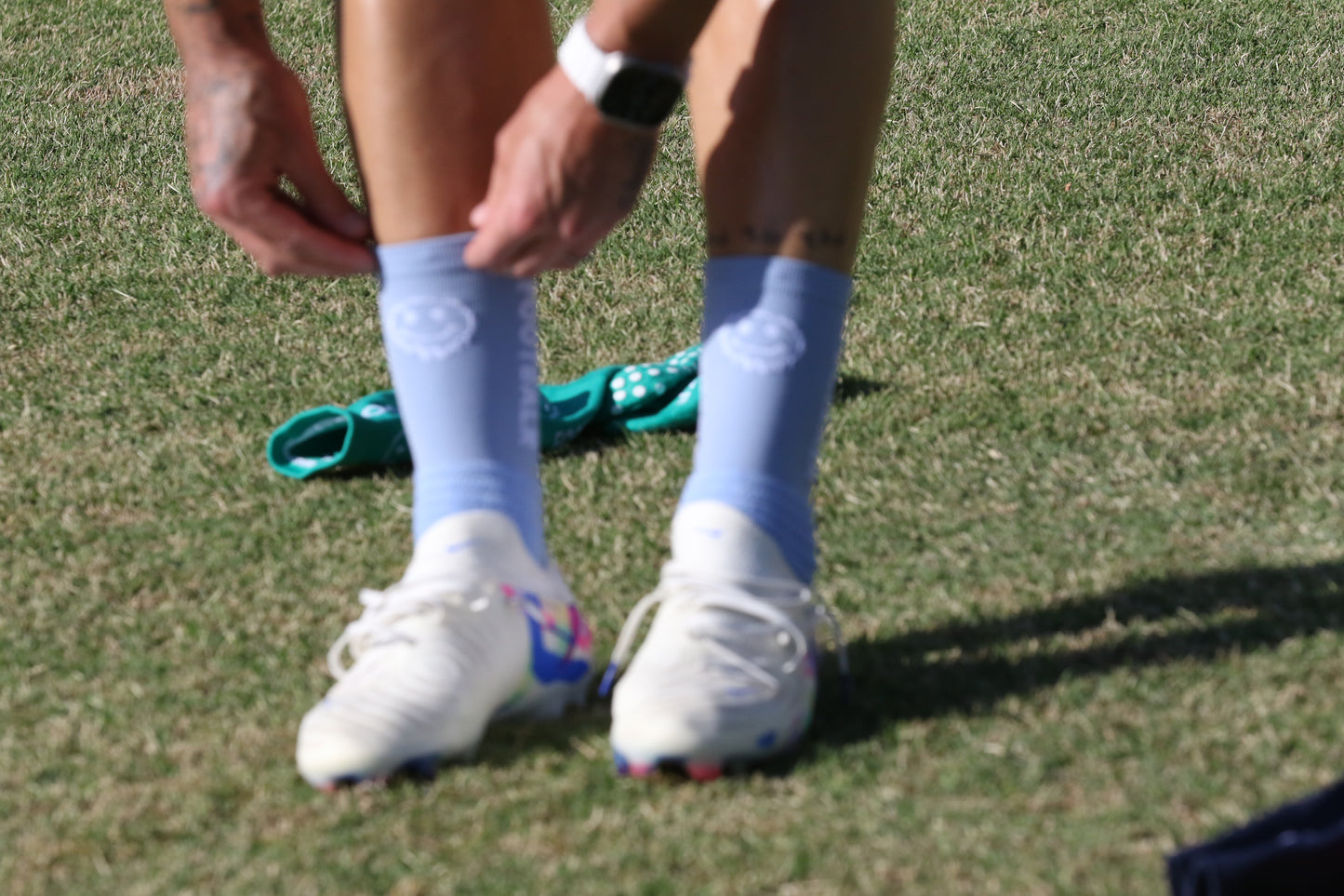 Footbalr Grip Sock (light blue)