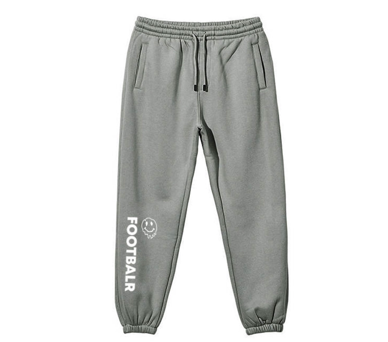 Light Gray Oversized Sweatpants