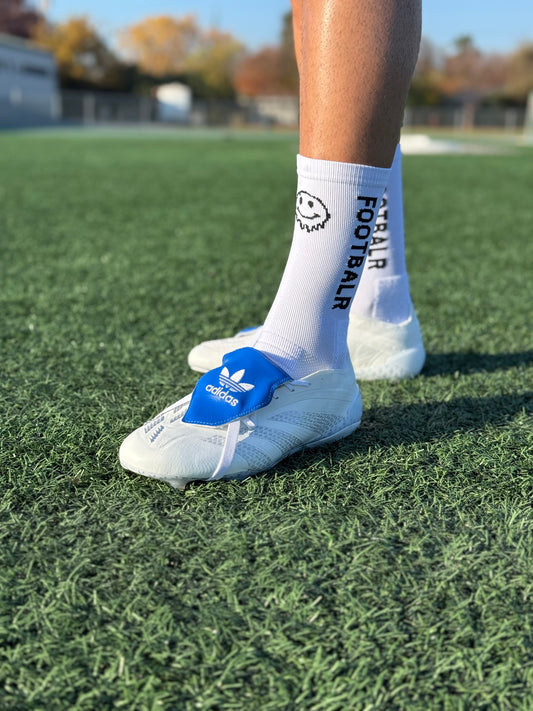 Footbalr Super Grip Sock (White)